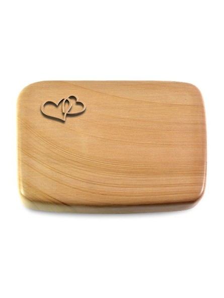 Grabstein Linea/Woodland Herzen (Bronze)