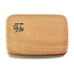 Grabstein Linea/Woodland Kreuz 1 (Bronze)