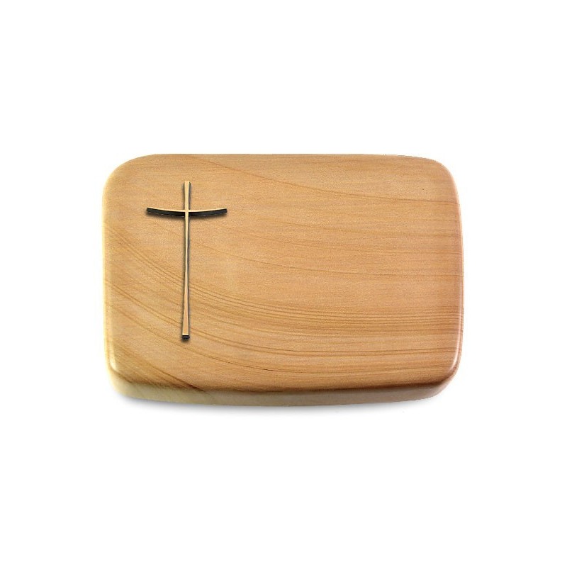 Grabstein Linea/Woodland Kreuz 2 (Bronze)