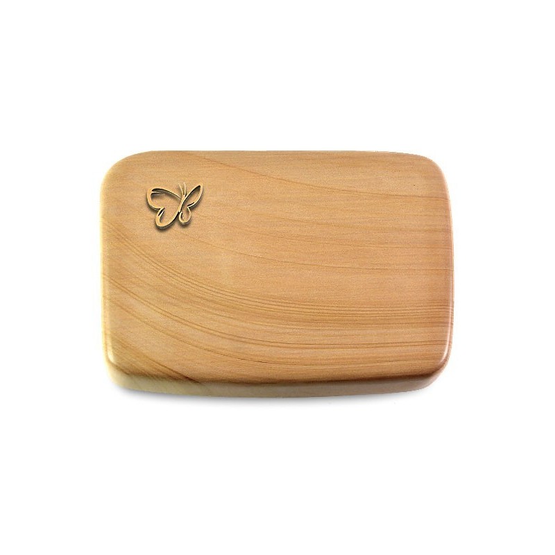 Grabstein Linea/Woodland Papillon (Bronze)