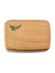 Grabstein Linea/Woodland Taube (Bronze)