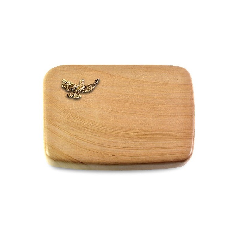 Grabstein Linea/Woodland Taube (Bronze)