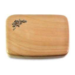 Grabstein Linea/Woodland Rose 1 (Bronze)