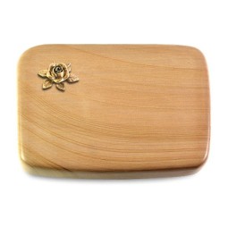 Grabstein Linea/Woodland Rose 4 (Bronze)