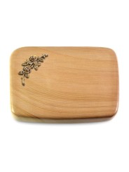 Grabstein Linea/Woodland Rose 5 (Bronze)