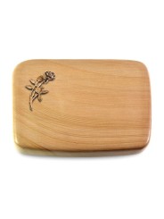 Grabstein Linea/Woodland Rose 6 (Bronze)