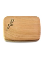 Grabstein Linea/Woodland Rose 7 (Bronze)