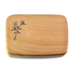 Grabstein Linea/Woodland Rose 10 (Bronze)