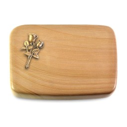 Grabstein Linea/Woodland Rose 11 (Bronze)