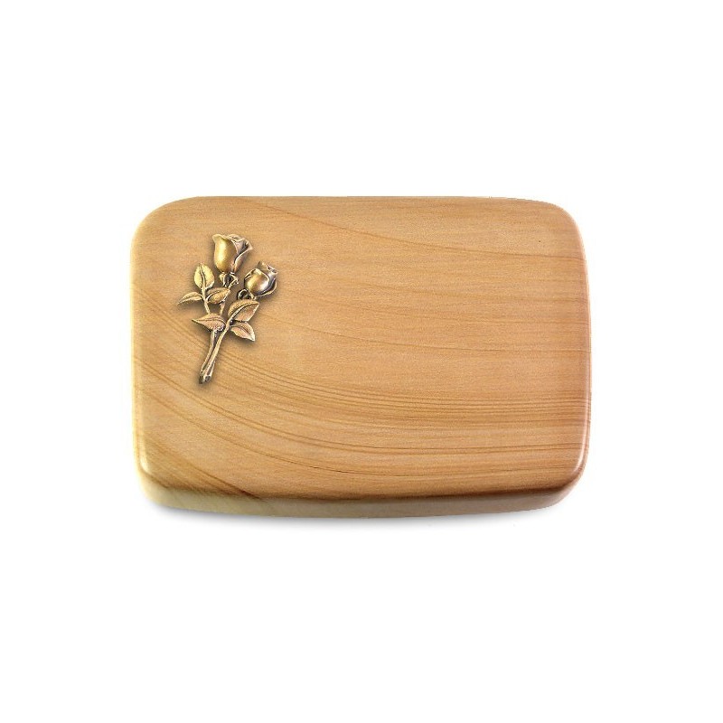 Grabstein Linea/Woodland Rose 11 (Bronze)