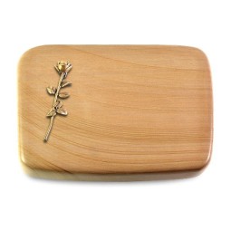 Grabstein Linea/Woodland Rose 12 (Bronze)