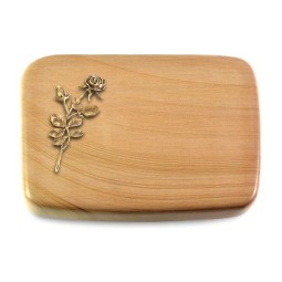 Grabstein Linea/Woodland Rose 13 (Bronze)