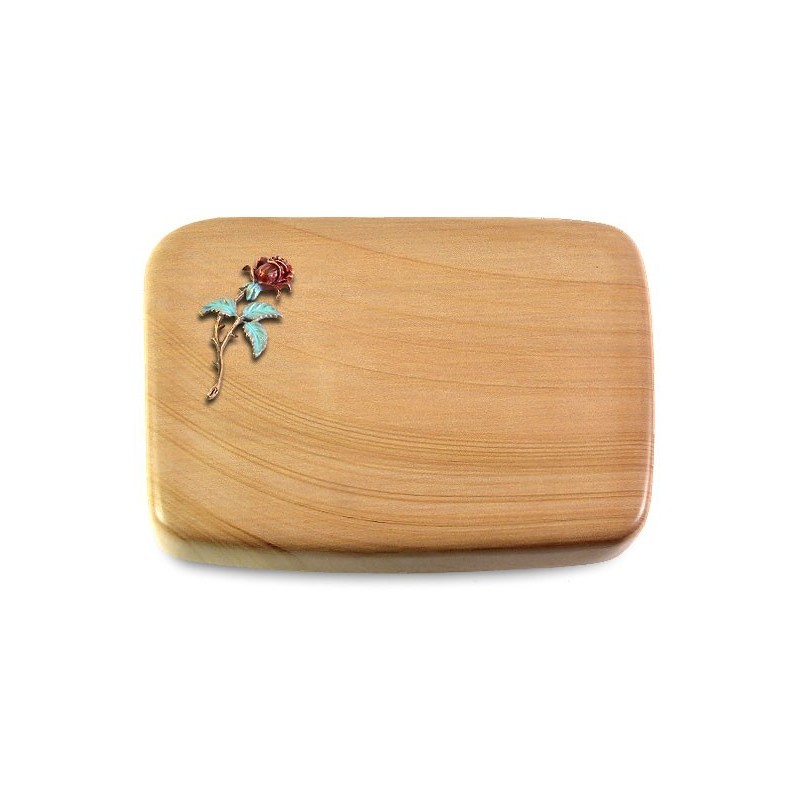 Grabstein Linea/Woodland Rose 2 (Color)