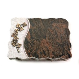 Grabplatte Barap Wave Efeu (Bronze)