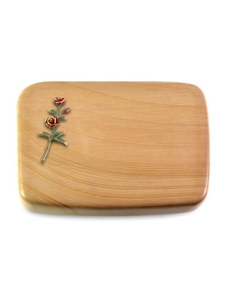 Grabstein Linea/Woodland Rose 6 (Color)