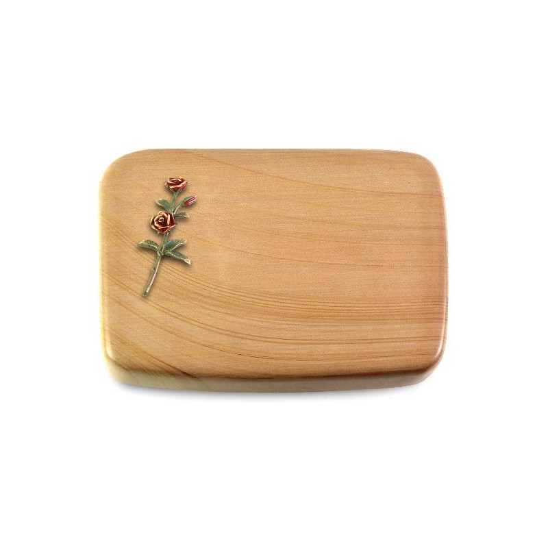 Grabstein Linea/Woodland Rose 6 (Color)