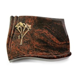 Grabstein Memory/Aruba Lilie (Bronze)