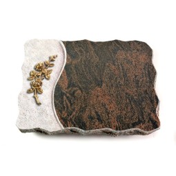 Grabplatte Barap Wave Rose 5 (Bronze)