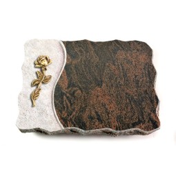 Grabplatte Barap Wave Rose 7 (Bronze)