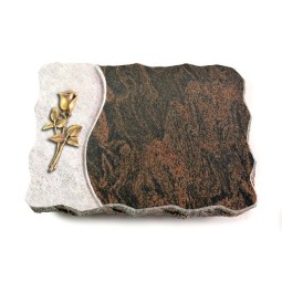 Grabplatte Barap Wave Rose 8 (Bronze)