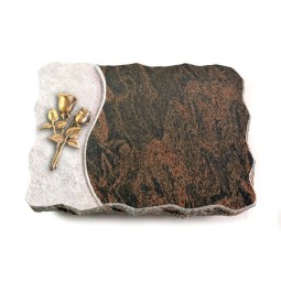 Grabplatte Barap Wave Rose 11 (Bronze)