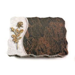 Grabplatte Barap Wave Rose 13 (Bronze)