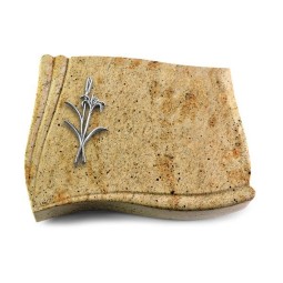 Grabstein Memory/Kashmir Lilienzweig (Alu)