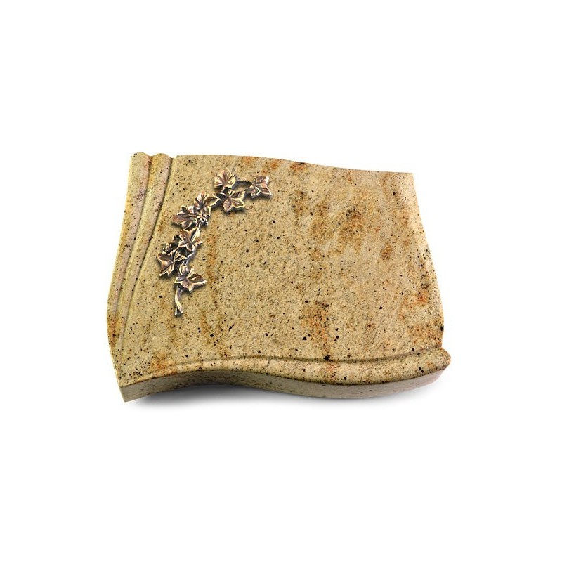 Grabstein Memory/Kashmir Efeu (Bronze)
