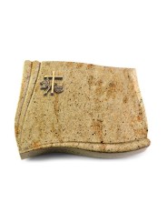 Grabstein Memory/Kashmir Kreuz 1 (Bronze)