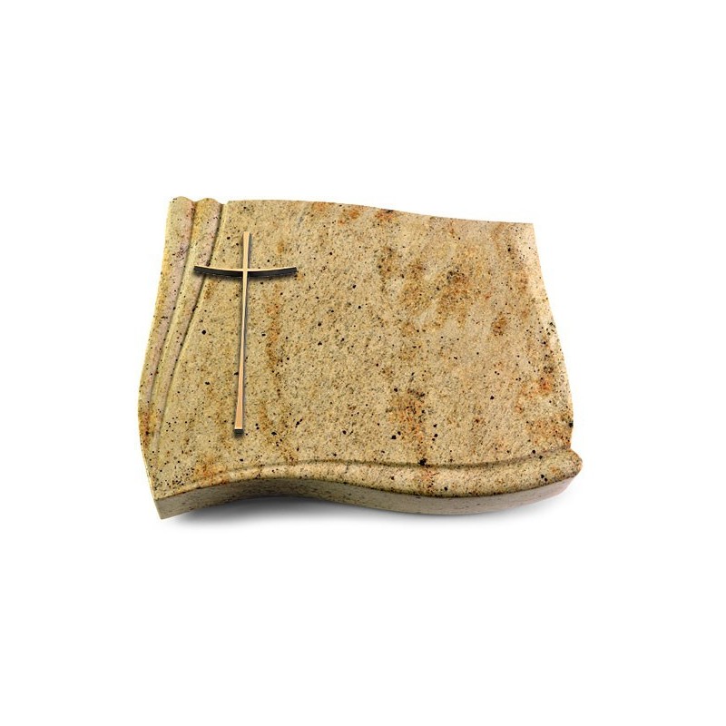 Grabstein Memory/Kashmir Kreuz 2 (Bronze)