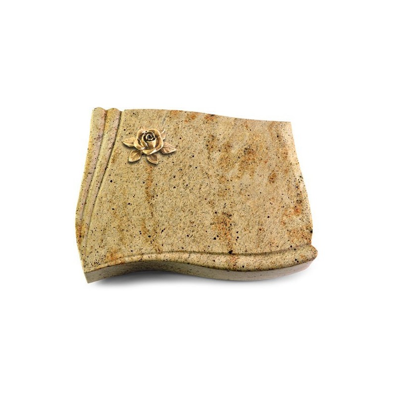 Grabstein Memory/Kashmir Rose 4 (Bronze)