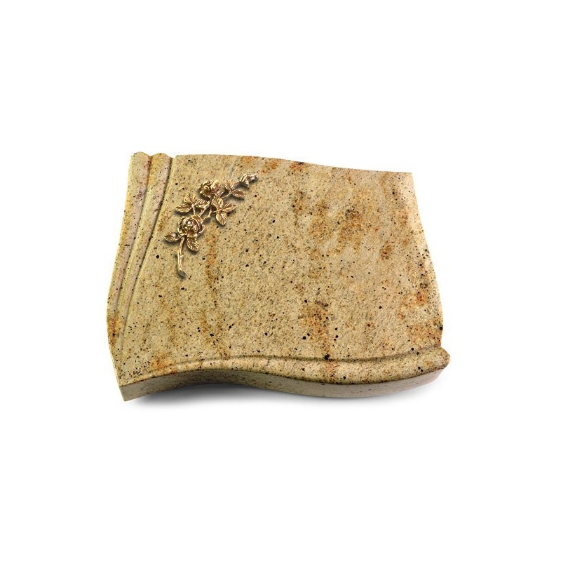 Grabstein Memory/Kashmir Rose 5 (Bronze)