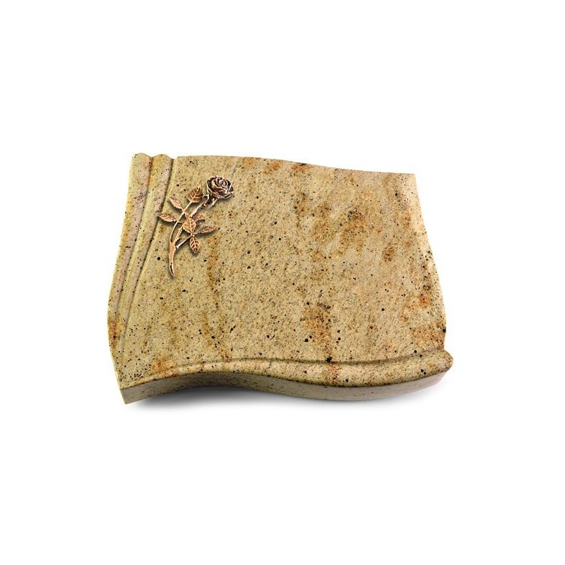 Grabstein Memory/Kashmir Rose 6 (Bronze)