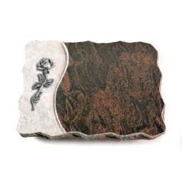 Grabplatte Barap Wave Rose 7 (Alu)