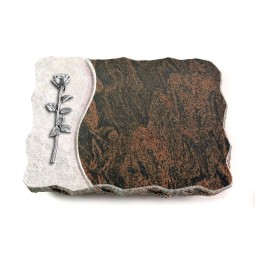 Grabplatte Barap Wave Rose 12 (Alu)