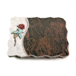 Grabplatte Barap Wave Rose 2 (Color)