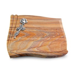 Grabstein Memory/Rainbow Rose 7 (Alu)