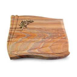 Grabstein Memory/Rainbow Rose 1 (Bronze)