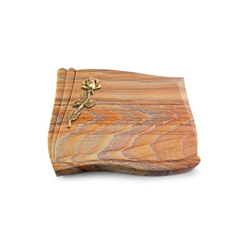 Grabstein Memory/Rainbow Rose 7 (Bronze)