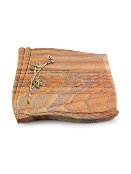 Grabstein Memory/Rainbow Rose 9 (Bronze)