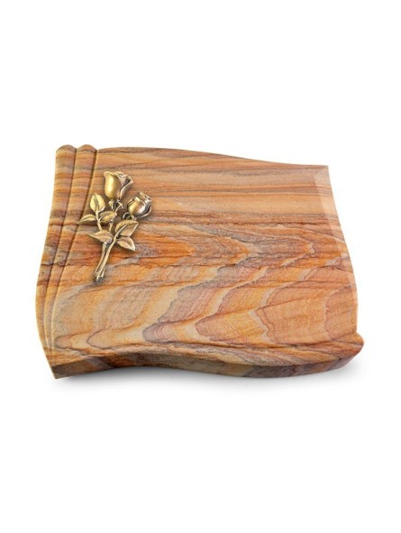 Grabstein Memory/Rainbow Rose 11 (Bronze)