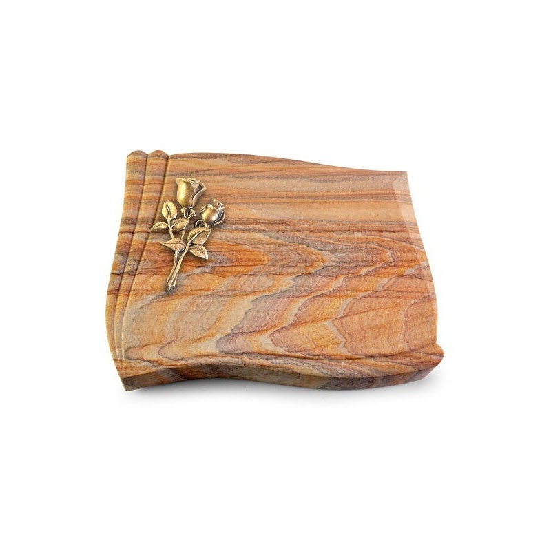 Grabstein Memory/Rainbow Rose 11 (Bronze)