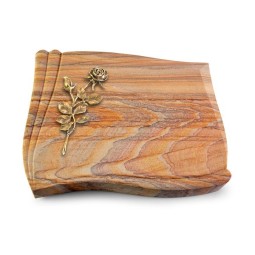 Grabstein Memory/Rainbow Rose 13 (Bronze)