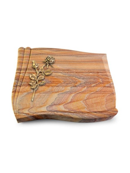 Grabstein Memory/Rainbow Rose 13 (Bronze)