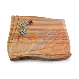 Grabstein Memory/Rainbow Rose 4 (Color)