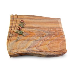 Grabstein Memory/Rainbow Rose 6 (Color)