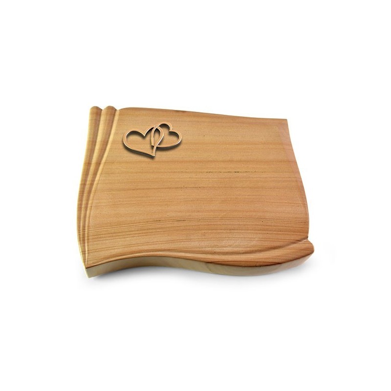 Grabstein Memory/Woodland Herzen (Bronze)