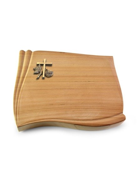 Grabstein Memory/Woodland Kreuz 1 (Bronze)