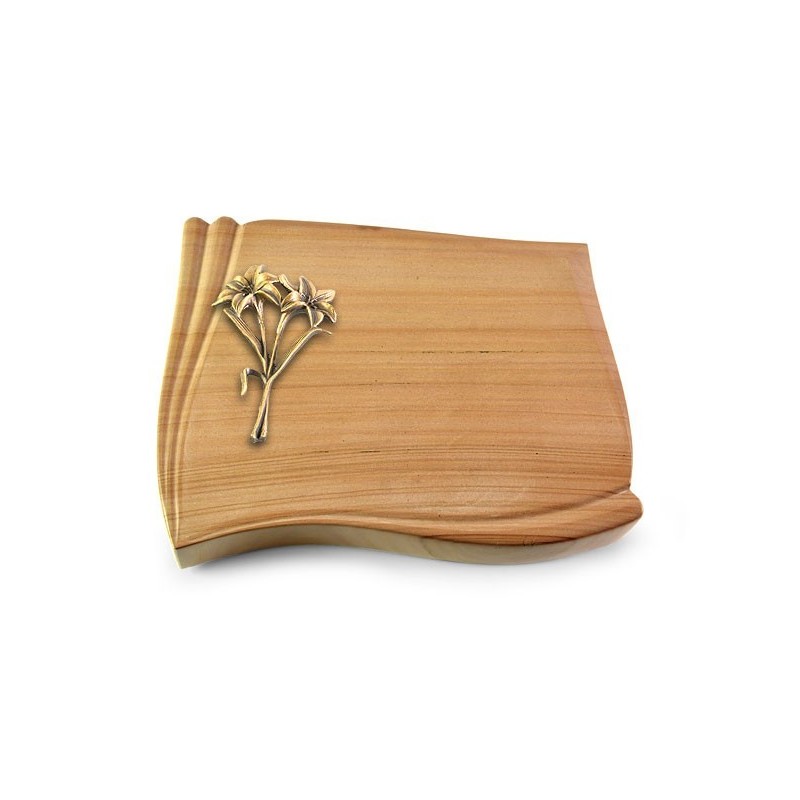 Grabstein Memory/Woodland Lilie (Bronze)
