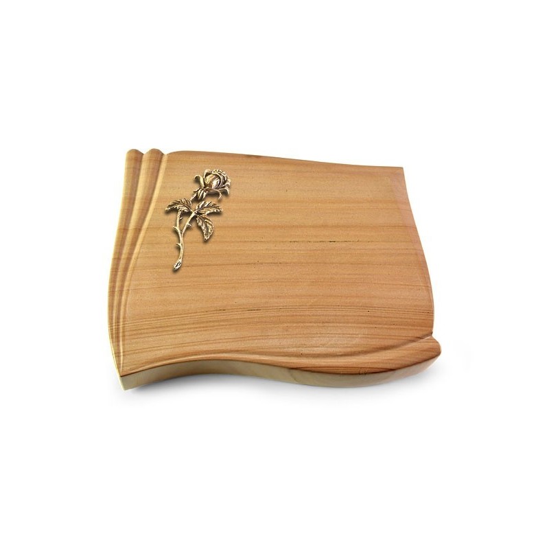 Grabstein Memory/Woodland Rose 2 (Bronze)